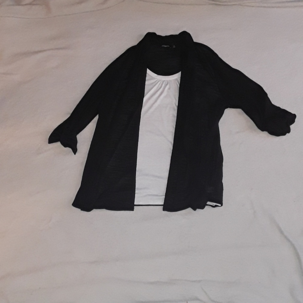2 in 1  cardigan  type blouse